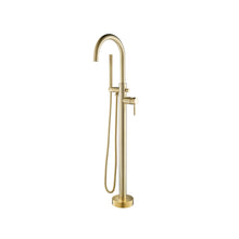 Load image into Gallery viewer, Floor Mount Tub Filler With Hand Shower - 100.1170
