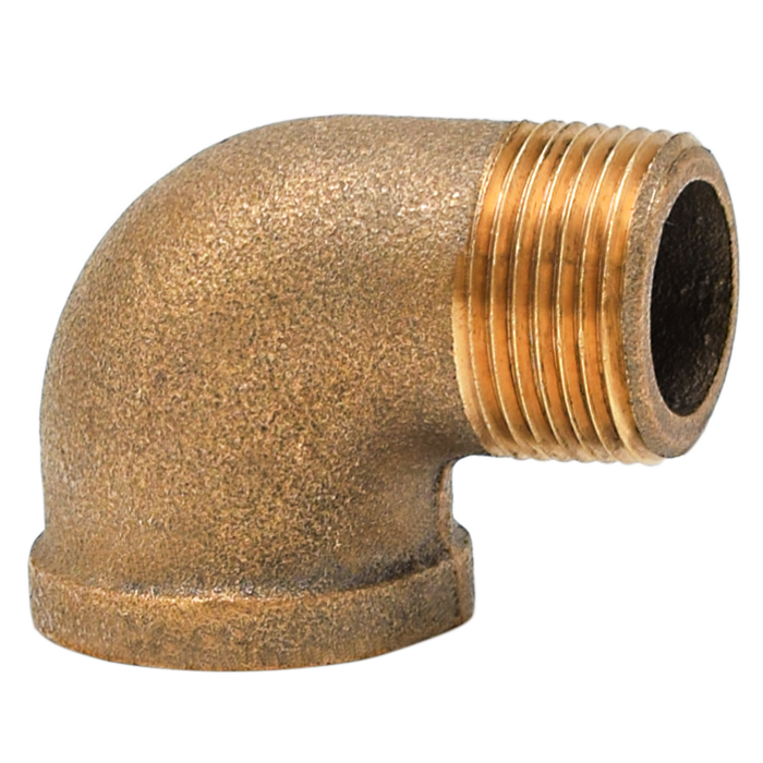 Bronze Street 90 Degree Elbow FNPT x MNPT, No Lead Cast