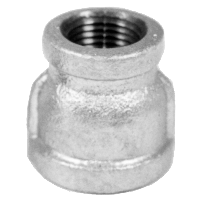 Galvanized Reducing Coupling FNPT x FNPT